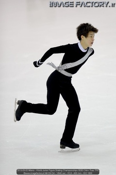 2013-03-02 Milano - World Junior Figure Skating Championships 0030 Chih-I Tsao TPE